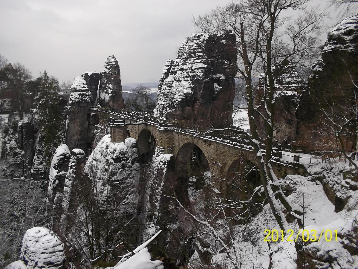 Ferienwohnung Zum Lilienstein باد سشاندو المظهر الخارجي الصورة